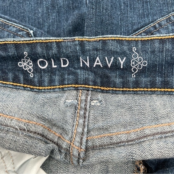 Old Navy Above The Knee Back Slit Pencil Denim Jean Skirt Size 6 Women's - Picture 2 of 5